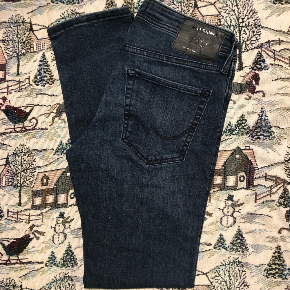 Jack & Jones Slim/Glenn Blue Jeans Mens Size 30x30
